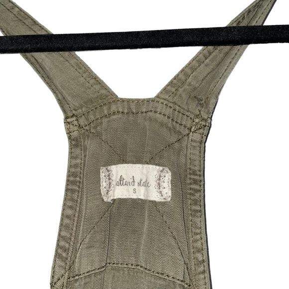 Altar'd State Overalls Olive Green Small - Picture 3 of 6